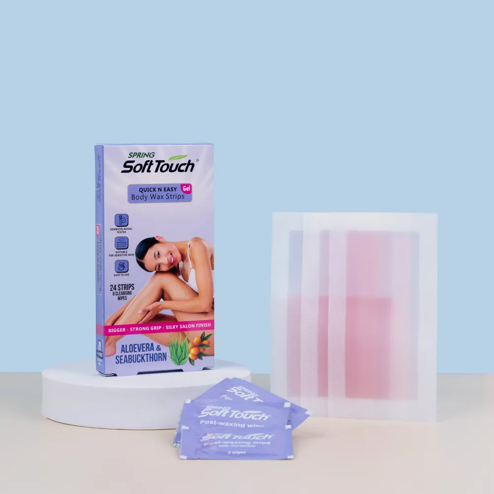 Body Wax Strip with Aloevera and Sea Buckthorn