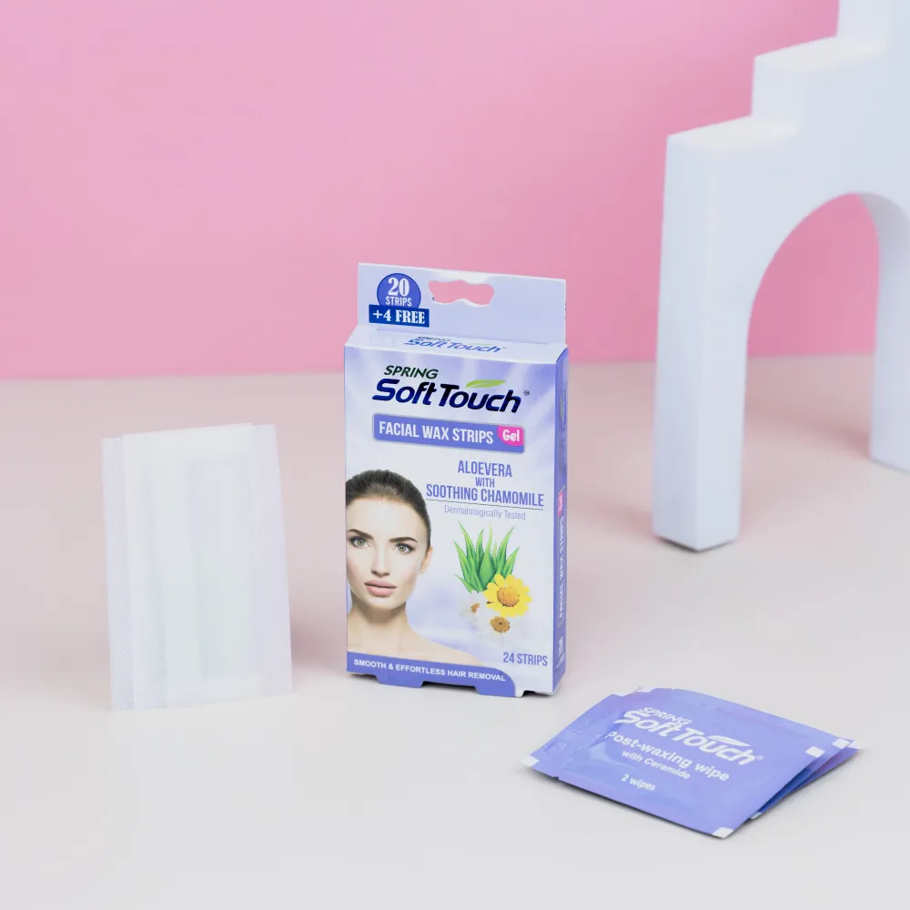 Facial Wax Strips - Aloevera with Soothing Chamomile
