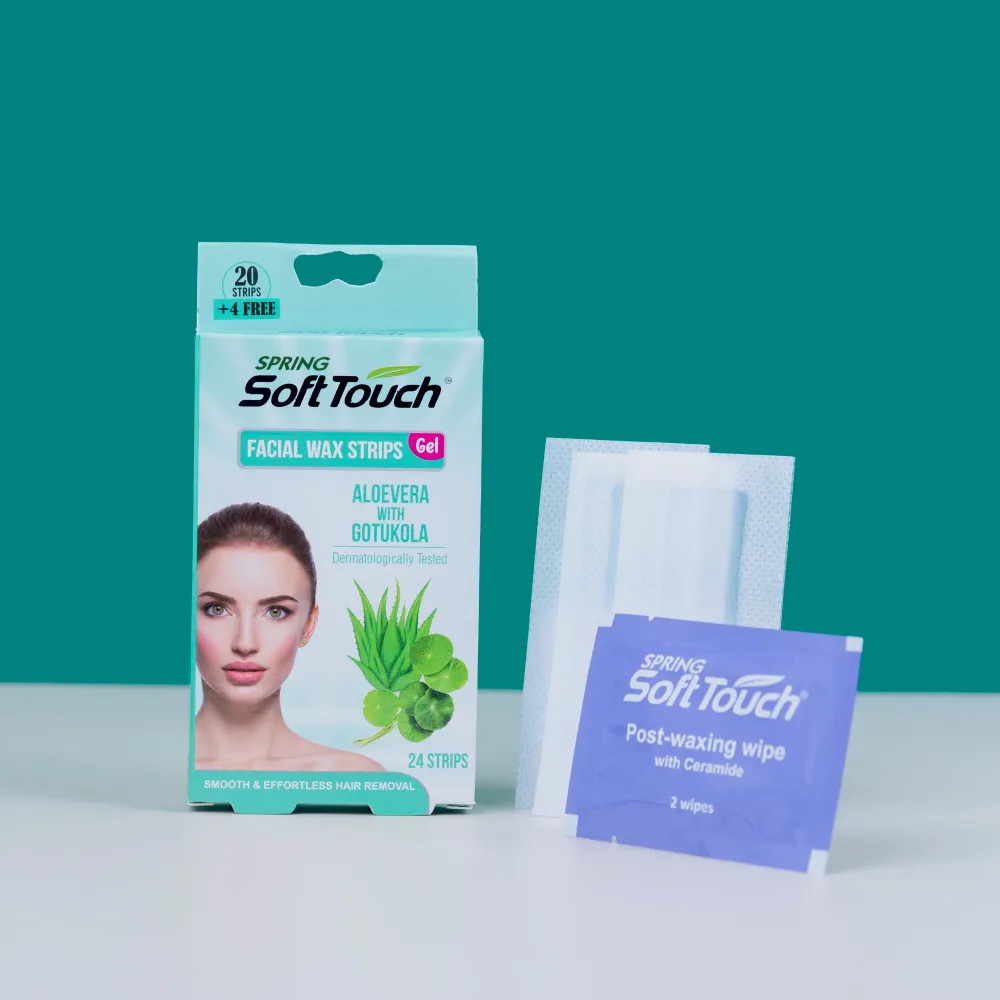 Facial Wax Strips - Aloevera with Gotukola