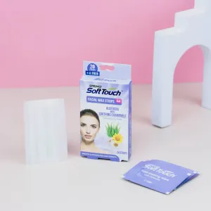 Facial Wax Strips - Aloevera with Soothing Chamomile